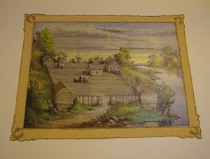 Covered Wagon Mural